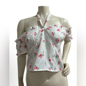 Fashion Nova Catching Feelings Floral Corset Top